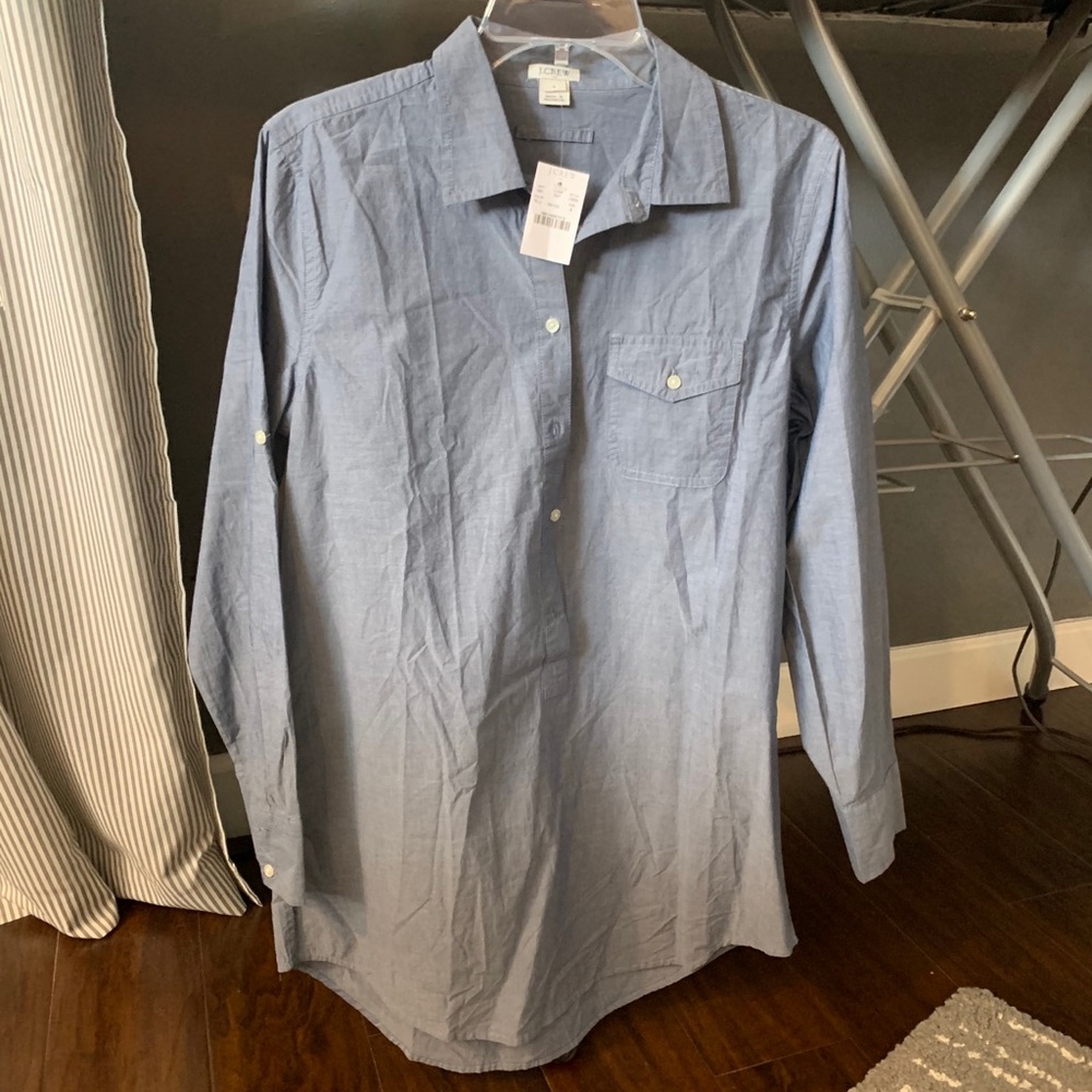 J Crew Chambray Tunic